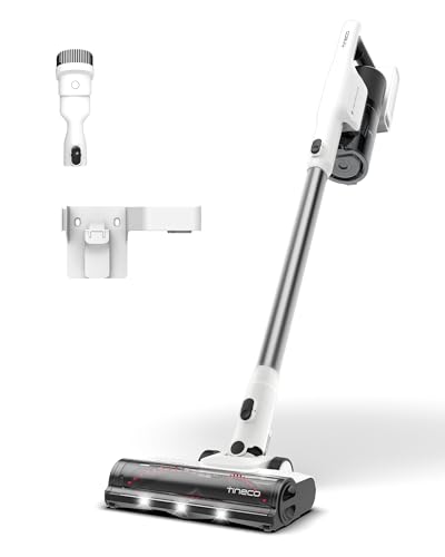 Tineco Pure ONE A25 Akku-Staubsauger 200AW Starke Saugleistung bis zu 60 Min Laufzeit LED-Frontlicht PureCyclone-Technologie 6-stufiges Filtersystem