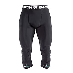 3/4 Tights with Knee Padding | Shock Absorbing Technology for Knee & Joint Protection | Men Women Kids
