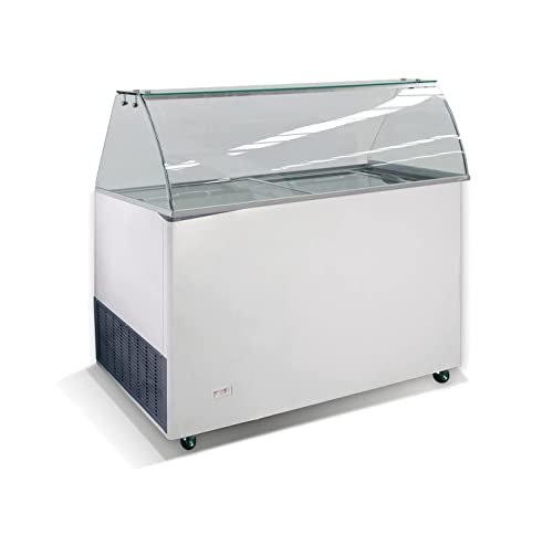 Vitrine a glace avec roues - 8 x 5 L - Java - Combisteel - R290