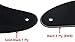 Dopro 13 Hole Precision Bass Pickguard PB P Bass Scratch Plate for USA/Mexican FD Precision Bass Black 3 Ply
