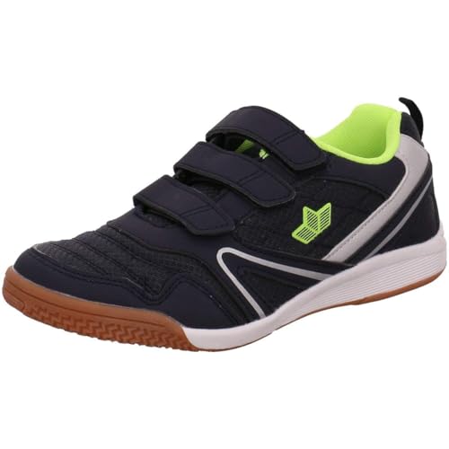 Lico Boulder V, Scarpe da ginnastica per interni Unisex - Bambini e ragazzi, Marino Limone, 34 EU