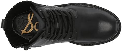 Sam Edelman Girls Lydell Mini Combat Boot, Black, 2 Big Kid | Image 4
