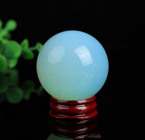 Sphère en opalite idée cadeau bien-être avec socle inclus