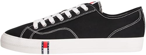 Tommy Jeans Archive Vulc Y2K EM0EM01674 Low Top para Hombre, Color Negro (Negro), Talla 44