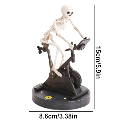 Squelette animé effrayant drôle pour décorations d'Halloween - 3