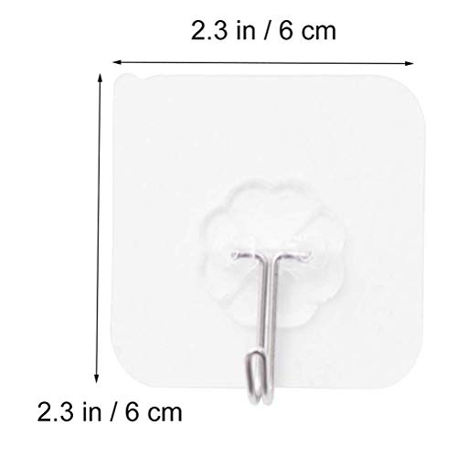 Gancho Transparente Não Marcante Gancho De Plástico Forte Gancho Gancho Transparente Não Marcador Ga