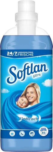 Softlan Ultra Weichspüler Windfrisch 1L - langanhaltend frische und weiche Wäsche