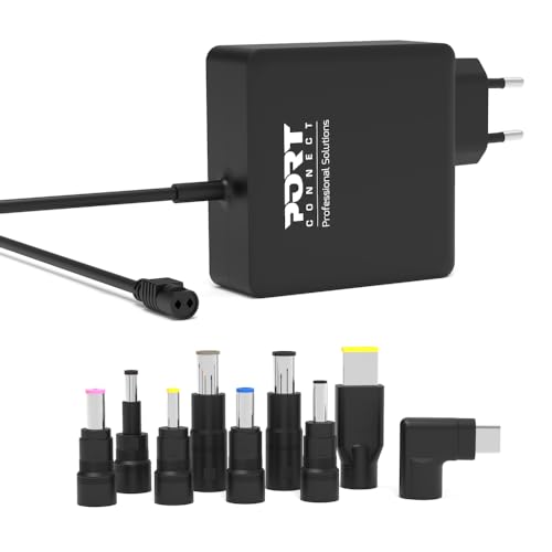 Alimentation universelle PC Port Connect 90W avec 8 embouts et USB-C