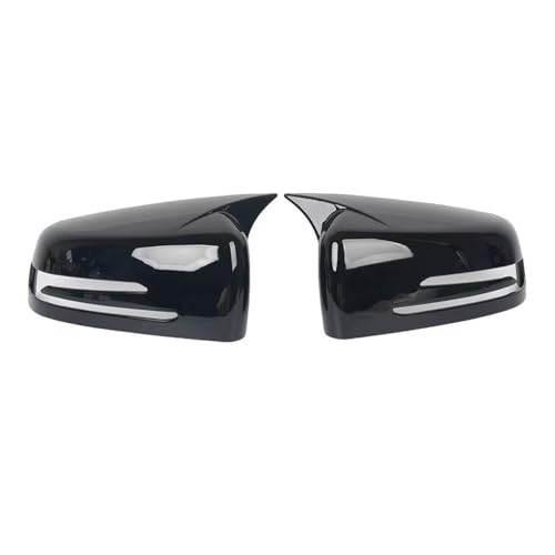 Coques rétroviseur voiture en ABS brillant et style carbone résistance accrue