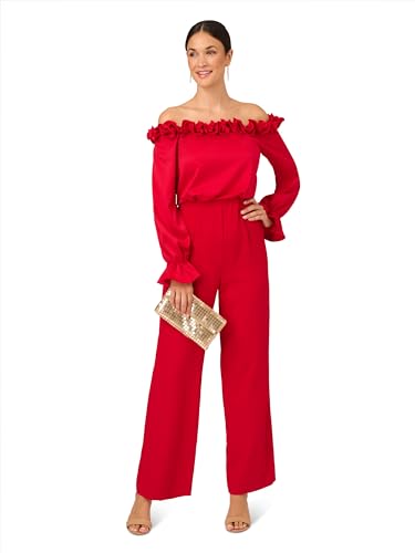 Image of Adrianna Papell Women's Halter Velvet Tulle Dress