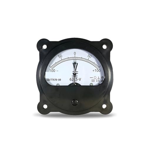 Voltmètre CC bidirectionnel 100V 250v 62C5 pointeur analogique positif négatif -150V 150V