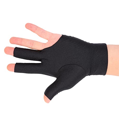 ENZZ Luva de Snooker, luvas de atirador de Snooker luva esportiva elástica profissional respirável p