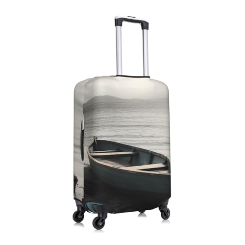 Travel Luggage Cover Fashion Suitcase Protector Boat by the Sea Spandex Baggage Covers Washable Suitcase Covers Anti-Scratch Luggage Cover Protectors Fits 18-32 Inch Suitcases Small2