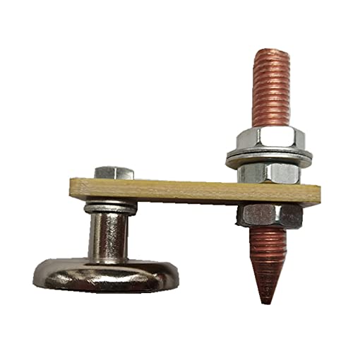 Welding Magnetic Ground Clamp, Metalworking Welding Magnet Head Strong Magnetic Ground Clamp Support Tool