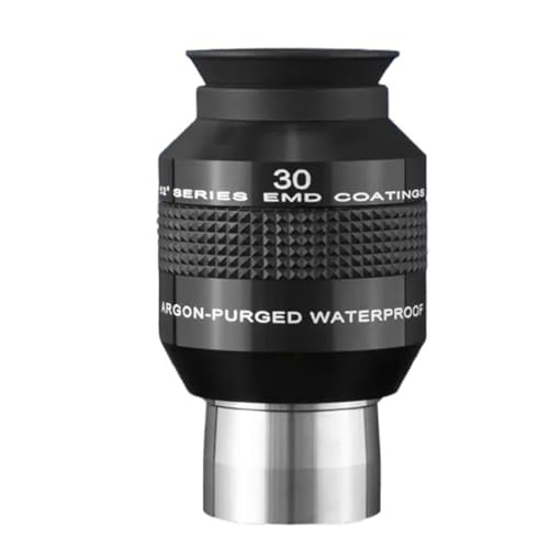 Ocular para telescopios de 30mm y 1.25 pulgadas con lente de alta potencia de 52 grados
