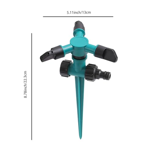 Vbvbip 360° Rotating Adjustable Autumn Garden Care Sprinkler - High-Pressure Watering System for Lawn, Yard Irrigation | Easy Install | Durable Design | Greenhouse Watering 2 Vbvbip 360° Rotating Adjustable Autumn Garden Care Sprinkler - High-Pressure Watering System for Lawn, Yard Irrigation | Easy Install | Durable Design | Greenhouse Watering - Image 2