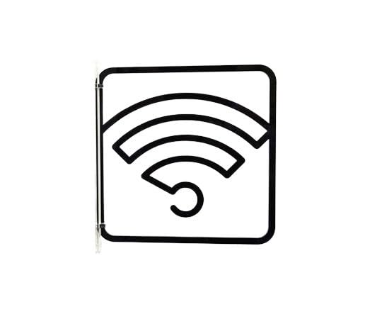 ツケレルン3Wayピクトサイン Wi-Fi 01 ブラック 3way-0054-BK