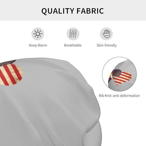 Colorado State American Flag Children Hip Hop Knitted Hat Kids Elastic Leisure Knit Cap Warm Sleep Beanies Black3