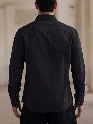 Image of Premium Cotton Shirt for Men | Full Sleeve Regular Fit | Solid Casual Shirt | Office Party