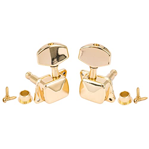 Musiclily Pro Mécaniques 3L3R Semi-Scellées pour Guitare électrique oud Acoustique, Doré - Les Beatles, Paul McCartney, John Lennon, RIngo Starr, George Harrison Musiclily Pro Mécaniques 3L3R Semi-Scellées pour Guitare électrique oud Acoustique, Doré – Image 6