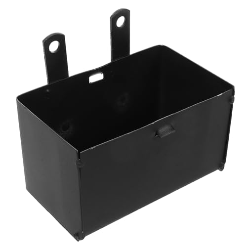 Garneck Metal Motorcycle Battery Holder Compact Design Storage Box for Atvs and Off-road Bikes Metal Battery Support Case for Easy Installation and Performance