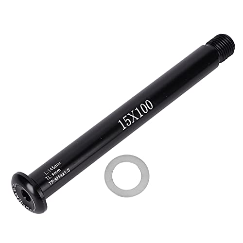 SAXOJONON RockShox用 フロントフォークアクスル ブラックアルミニウム合金ハブチューブ スルーシャフト ブースト 軽量耐久設計 精密機械加工 (FoxQR15x100MM)