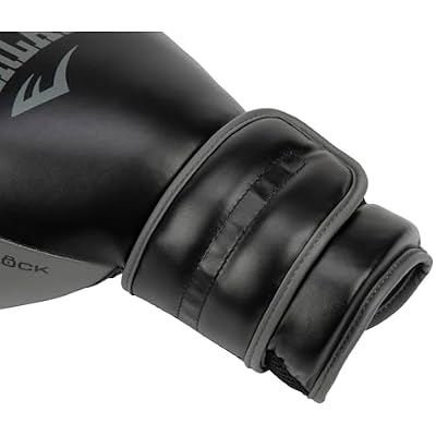 قفازات ملاكمة Everlast Powerlock 2 بخطاف وحلقة | قفازات التدريب على القتال | خطاف وحلقة مع دعم متين لليد والمعصم | تدريب على الحقائب الثقيلة واللياقة البدنية