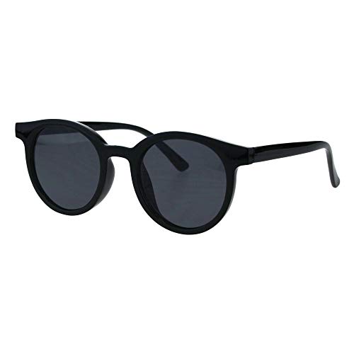 PASTL Designer Fashion Sunglasses Round Horn Rim Unisex Shades UV 4002