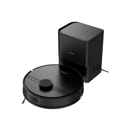 Eureka N6 Plus Robot Vacuum Cleaner with Self-Emptying Base and Mobile App Interface