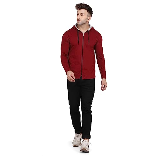 Image of Geum Men's Hooded Neck Full Sleeves T-Shirt
