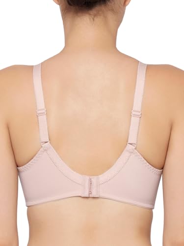 Image of Triumph Delicate Doreen Non Wired Non Padded Big Cup Bra Wireless Full Coverage Lace Everyday Women Bra Retro Support Wide Straps High Center Bridge Lingerie Pack of 1