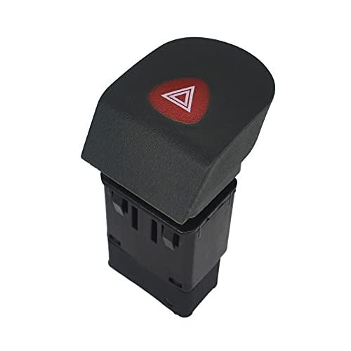 Interruptor de Luz Intermitente de Emergencia de Peligro, Botón Luz Advertencia Peligro per Kangoo 1 1997-2007 7700308821 KASturbo