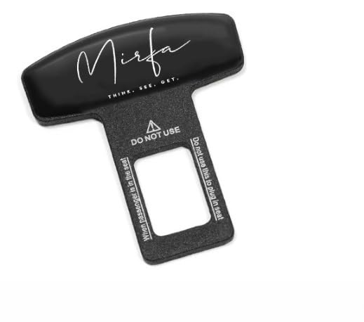 Mirfa Car Seat Belt Clips Buckle Seatbelt Clip Accessories, Hidden Seat Belt Buckle Alarm Stopper, Vehicle Seatbelt Silencers for Cancel Driving Noise Suitable For All Cars
