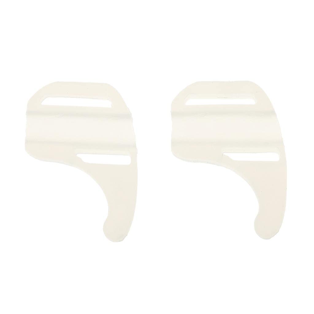 jazzy pearls children silicone sunglasses anti slip ear hooks holder transparent