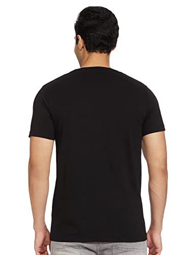 Image of Max Men Cotton Graphic Printed Crew Neck Slim Fit T-Shirt