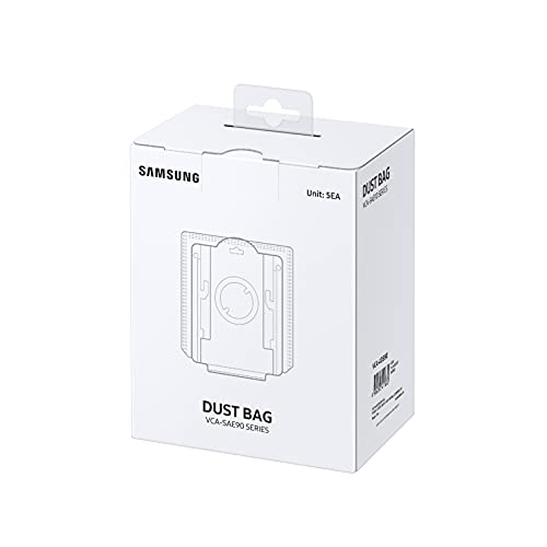 Image of SAMSUNG Clean Station Dust Bags, Pack of 5 Replacement Bags for Jet Stick Cordless Vacuum Cleaners, Hygienic Floor Cleaning Solution, VCA-ADB90 /XAA, Grey
