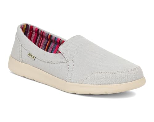 Image of Sanuk Womens Sidewalk Surfer Lite Slip Ons | Womens Shoes | Slip On Shoes for Women | Comfort Foam Footbed