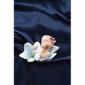 Giuseppe Armani Forget-Me-Not Baby Figurine (Color)