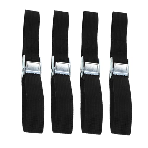 PRETYZOOM 4pcs Heavy Duty Kayak Cinch Straps with Cam Buckle Lashing Straps for Motorcycle Car Roof for Moving and Storage