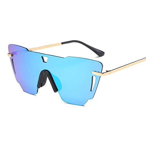 Lunettes de soleil sans cadre pour équitation et mode européenne colorée