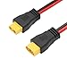 Aurorapath XT60 Parallel Battery Connector Cable 1FT, 12AWG 1 Male to 2 Female Y Splitter Adapter Cable, for RC Multicopter Quadcopter