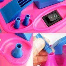 Image of Rozi Decoration Electric Air Pump for Balloon Inflating (Pink)