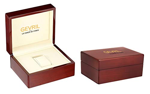 Gevril Men's Madison Swiss Automatic Open Heart Watch4