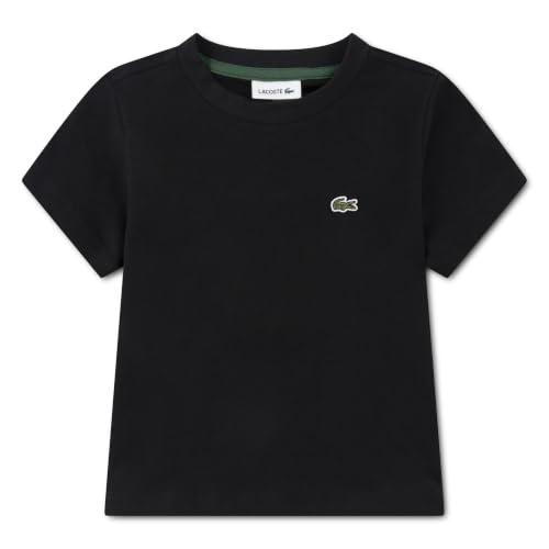 Lacoste Camiseta de jérsei adulto unissex, Preto, P