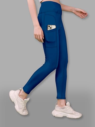 Image of Tight /Pants /Legging with Side Pocket, Stretchy Tights and a high Waist for Women and Girls' use in The Gym,Yoga,Running,Cycling