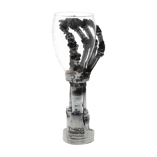 Nemesis Now B1457D5 Terminator - Copa de mano (19 cm, resina, con inserto de acero inoxidable)