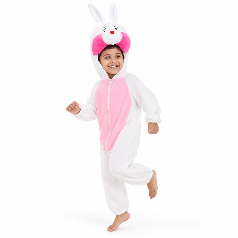 Image of Animal Costume for Kids | Plush Fancy Dress Costume for Boys & Girls |School Fancy Dress, Annual Day, Jungle Theme, Role Play, Halloween & Birthday Party