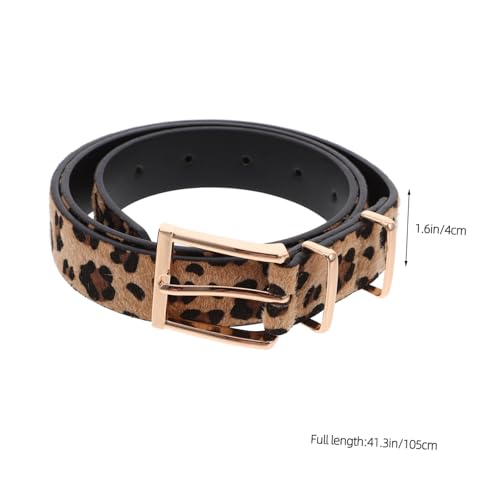 LIFKOME Leopard Print Belt for Women Animal Print Waist Belt for Jeans and Stylish Fashion Accessory Enhancing Your Wardrobe2
