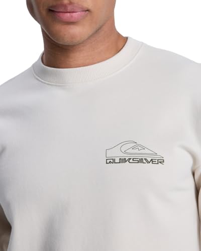 Sweater Quiksilver Basic Graphic Crew Homme sweat-shirt en molleton doux col rond - 4