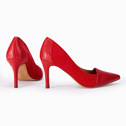 Image of PiePieBuy Womens High Heels Pumps Pointed Toe Slip On Stiletto Classic Dress Party Office Shoes